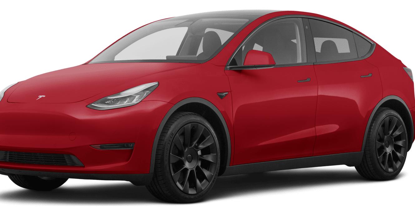 TESLA MODEL Y 2020 5YJYGDEE4LF034166 image